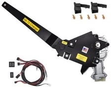 Nu Relics 1968 1970 Charger Front Power Window Kit Black Door Switches 