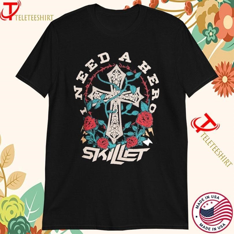 New! Skillet Band I Need A Hero Shirt Unisex Concert S to 5XL