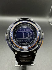 Casio Men's Quartz Compass Thermometer Black Resin 47.5mm Watch SGW100-2B