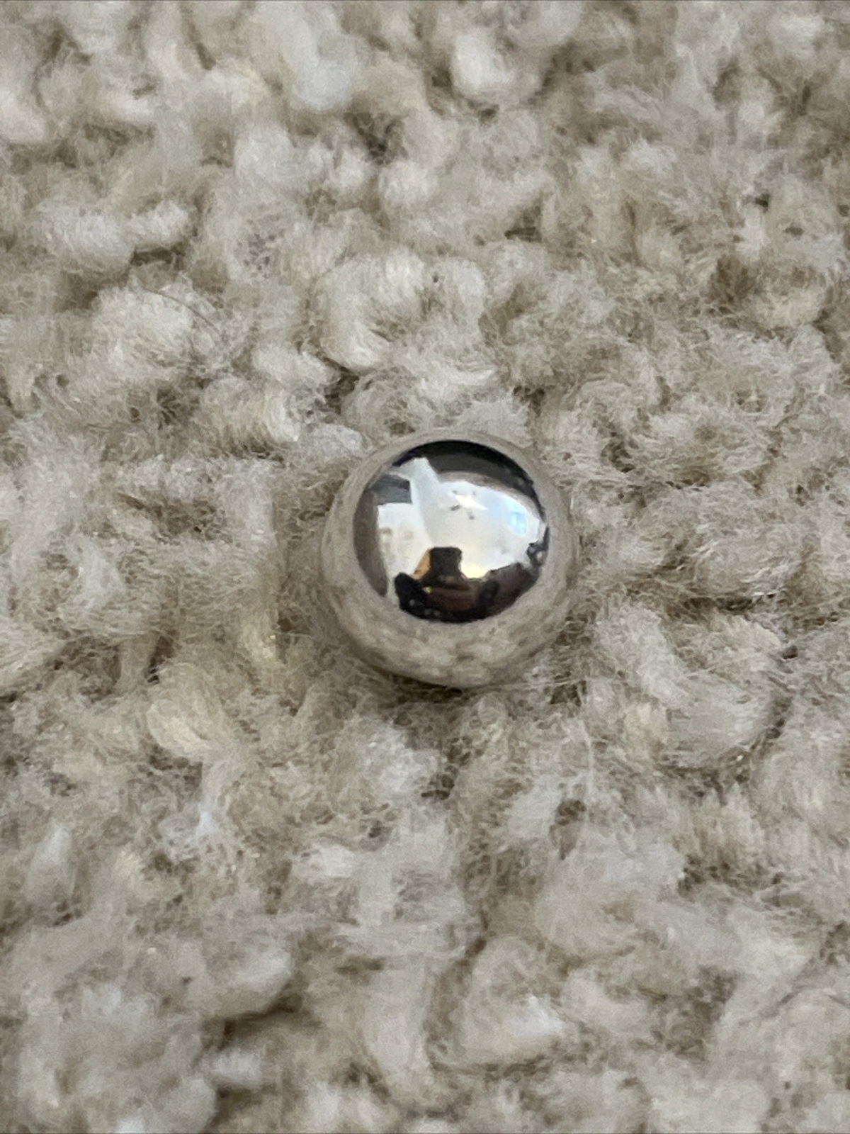 TIFFANY & CO. LARGE STERLING SILVER SCREWBALL FOR LARGE KEYRING