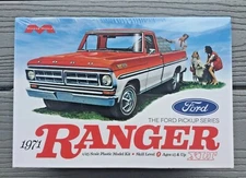 MOEBIUS MODELS 1/25 1971 FORD RANGER XLT PICKUP TRUCK MODEL KIT # 1208 NEW F/S