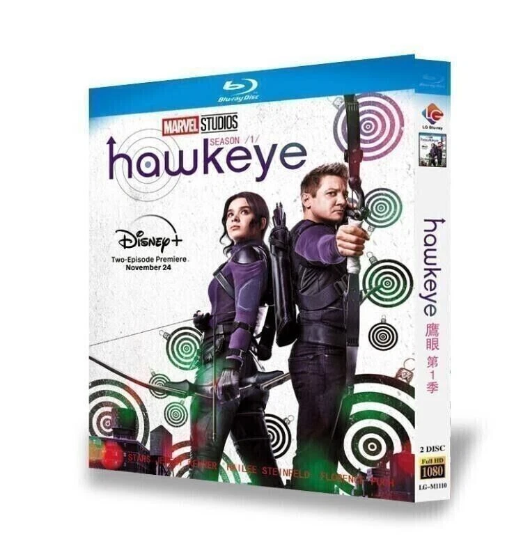Hawkeye Season 1 (2021) Series Film 2-Discs New Box Set