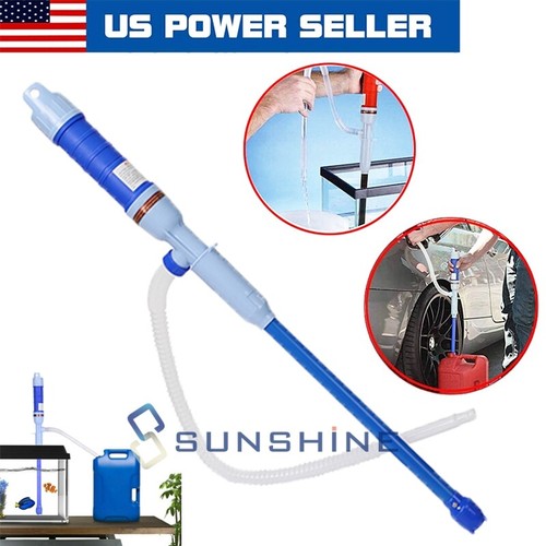 Car Siphon Pump Liquid Gas Fuel Oil Water Hose Transfer Electric Sucker 2.2 GPM - Picture 13 of 16