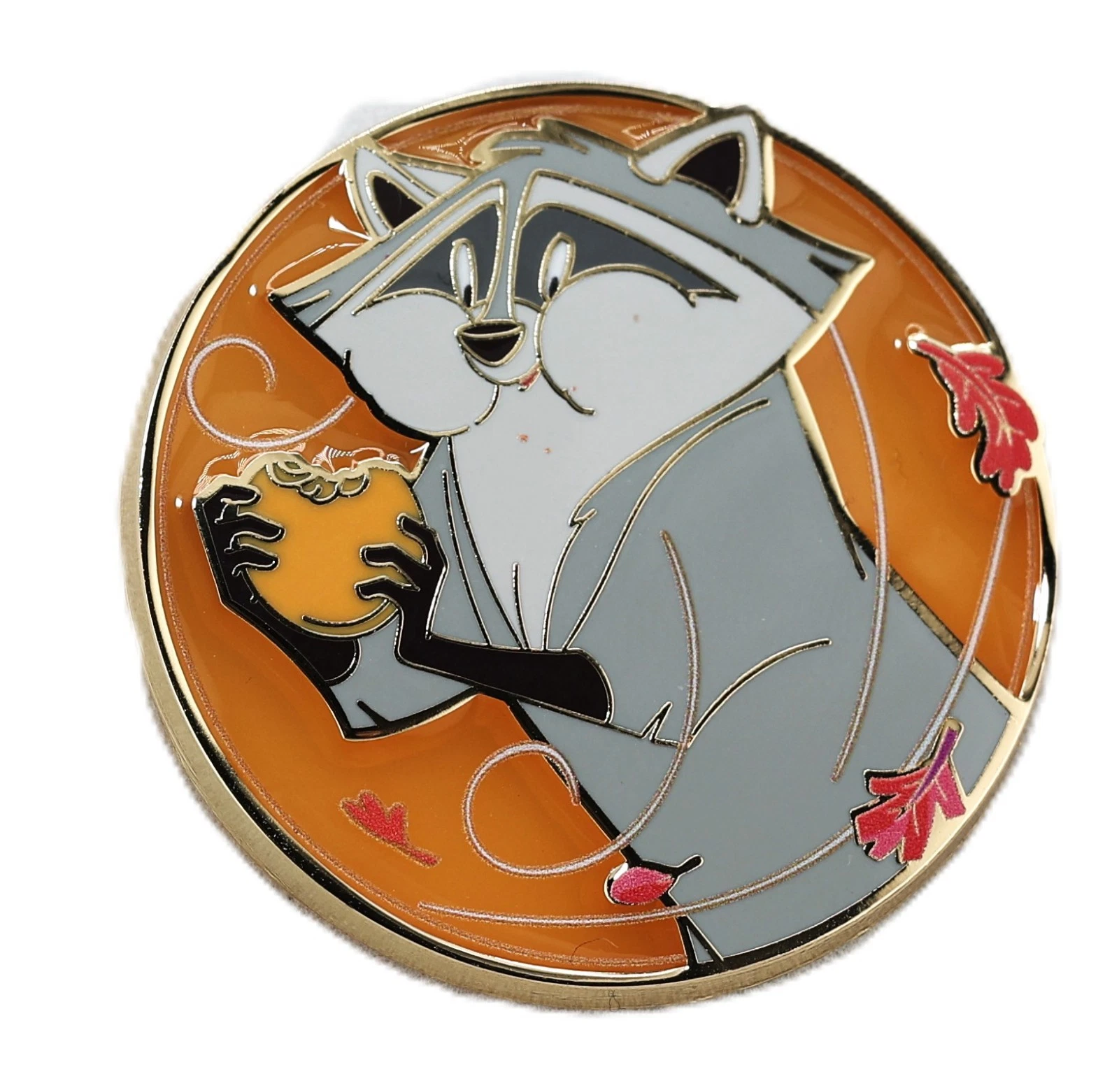 Disney Meeko Eating a Biscuit - Pocahontas Mystery Pin