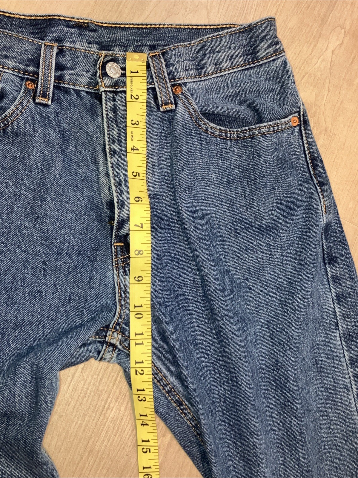 Levi’s 505 Denim 32x34 Men’s Blue Jeans image 8