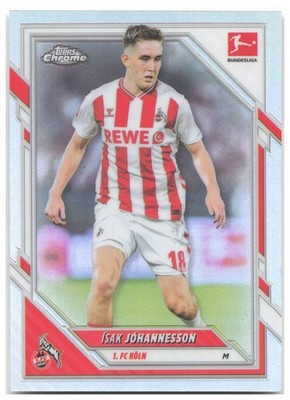 Isak Johannesson 2025-26 Topps Chrome Bundesliga - Refractor 51 1. FC Koln NM