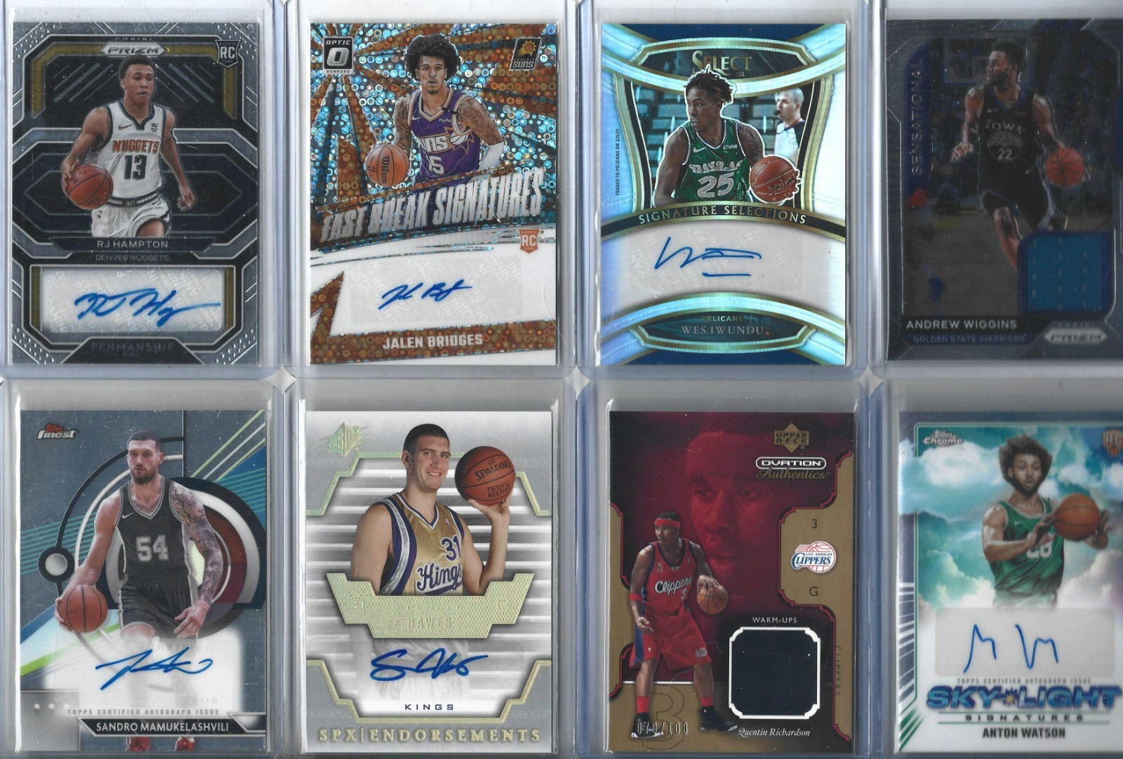 *13 BASKETBALL AUTOS GAME USED JERSEYS RELICS PATCHES CARD LOT* view 1