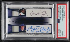 2019 Leaf ITG Used Sports 2/25 Cal Ripken Jr Brett Hull PSA 9 MINT Auto HOF q4j