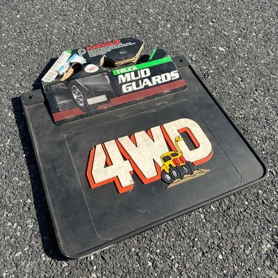 NOS 4WD Plasticolor Truck Mud Flaps 16x14 Deadstock Vintage