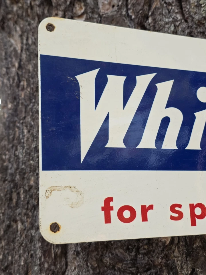 VINTAGE WHITE ROCK SPARKLING SODA WATER PORCELAIN GAS STATION SIGN POP 30" X 10" - Image 2 of 4