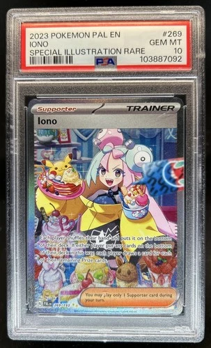 2023 Pokemon SV Paldea Evolved Iono Special Illustration Rare #269/193 PSA 10