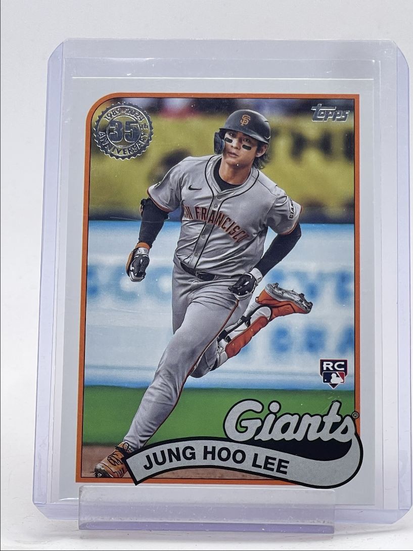 JUNG HOO LEE 2024 TOPPS UPDATE SERIES 1989 TOPPS ROOKIE BASE A RC Q3847