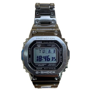 Casio G-Shock GMW-B5000D-1JF JDM Full Metal Silver Bluetooth Solar Men's Watch