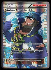 Archie's Ace in the Hole 157/160 Holo Ultra Rare Primal Clash Pokemon Card