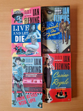 James Bond 007 Ian Fleming Penguin 4x PB Book Bundle RUSSIA CASINO DIAMONDS +1