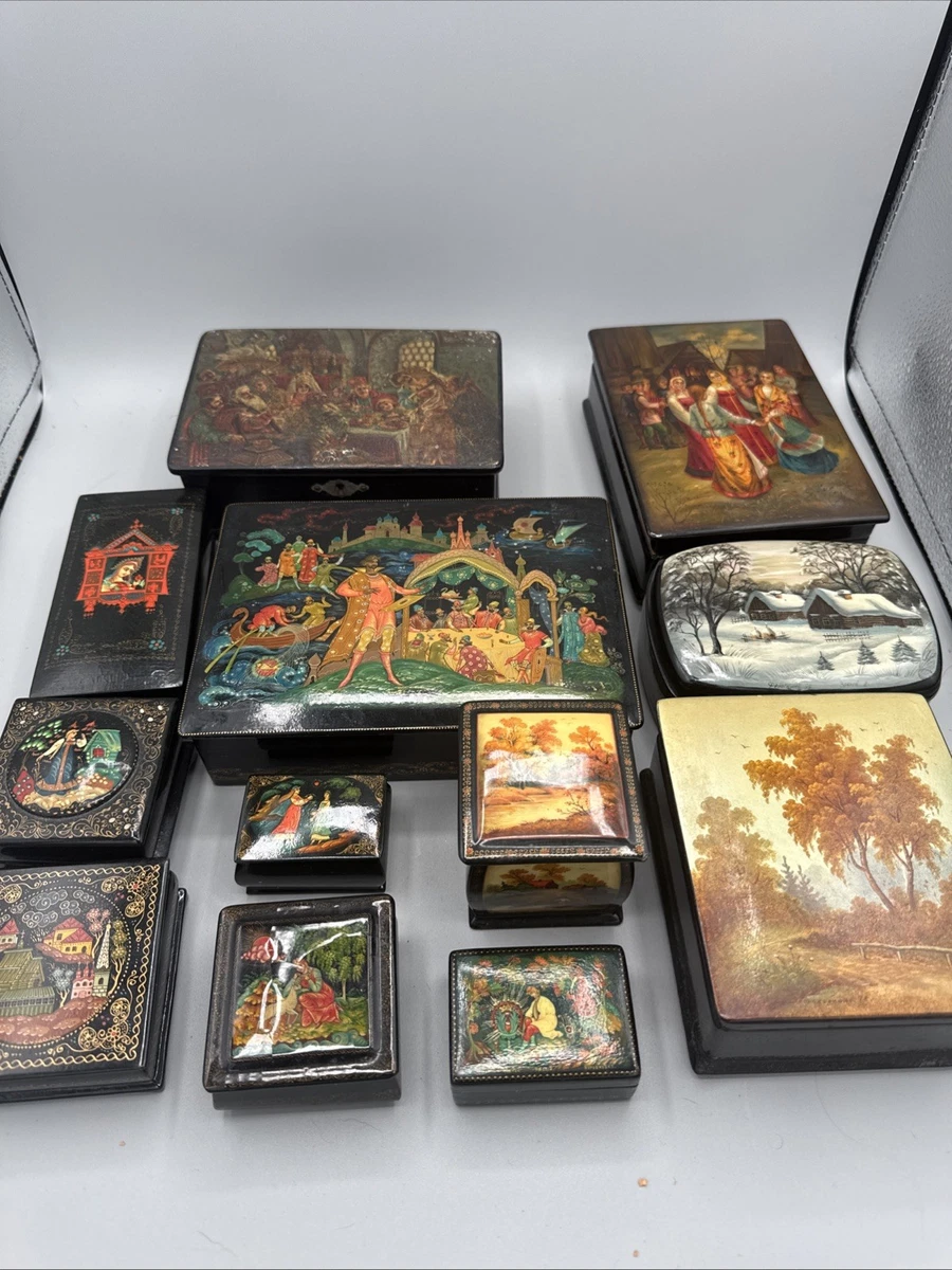 Russian Lacquer Box Palekh for sale | eBay