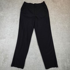 Athleta Brooklyn Mid Rise Ankle Pant Women Size 4 Black Travel Commute Workwear