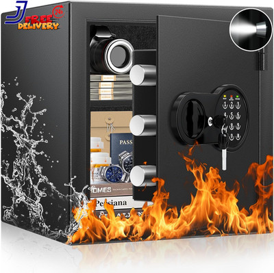 2.0 Cuft Fireproof Safe Box with Digital Keypad & Alarm