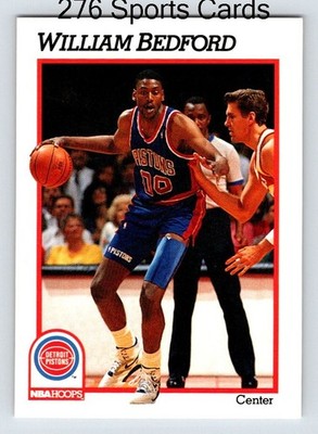 1991-92 NBA Hoops - William Bedford #360 Pistons