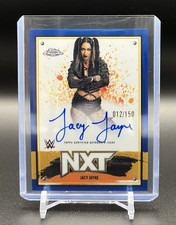 2025 Topps Chrome WWE Jacy Jayne Auto NXT Blue /150