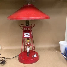 Johnnie Walker Whisky Advertising Red #2 Buoy Table Lamp Vintage 1966 WORKS!
