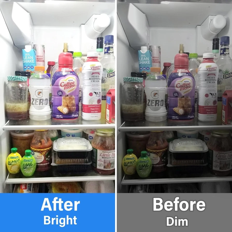 1 Pack, E27 Upgraded LED Refrigerator Light Bulbs, 3.5W 120V, Replaces AP6278388 - Image 4 of 4