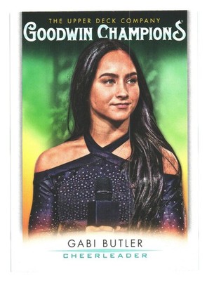 2021 Upper Deck Goodwin Champions Cheerleader Gabi Butler