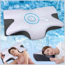 Almohadas Ortopedicas Para Cervical Alivio Dolor Cuello Foam Memory Dormir Bien