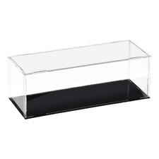 Acrylic Clear Display Cases Box Protection Showcase Cube Show Box 30x10x10cm