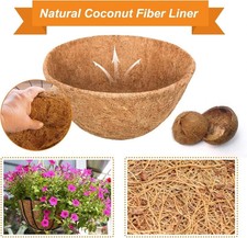 Round Hanging Basket Liner Natural Coconut Coir Liners Basket Replacement Liner