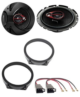 Pioneer 3 Way 250 Watt 16.5cm Speakers for Mini One Cooper Convertible Front Door A