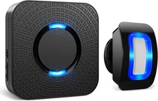 Wireless Motion Sensor LED Light - Motion Detector Alarm Chimes Door Sensor with