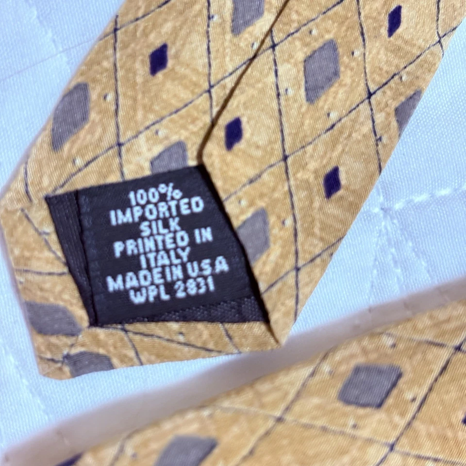 Cambridge Classics 100% Silk Tie — Printed in Italy, Made in USA - Image 3 of 4