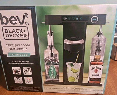 #ad Bev By BLACK DECKER Cordless Cocktail Maker BCHB101 Black And Decker New $348.70