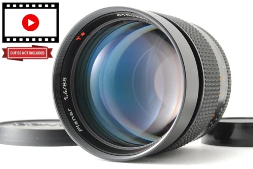 [MINT] CONTAX Carl Zeiss Planar 85mm F1.4 T* AEG MF Portrait Lens C/Y From JAPAN