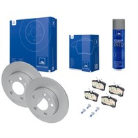 ATE Bremsscheiben + BeläGe Bremsenreiniger Hinten FüR Seat Audi Skoda VW Ibiza