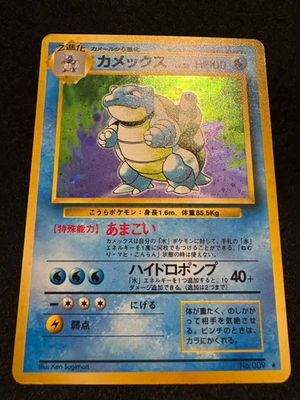 Japanese Pokemon Card 100% Complete Base Set 102/102 Master Set
