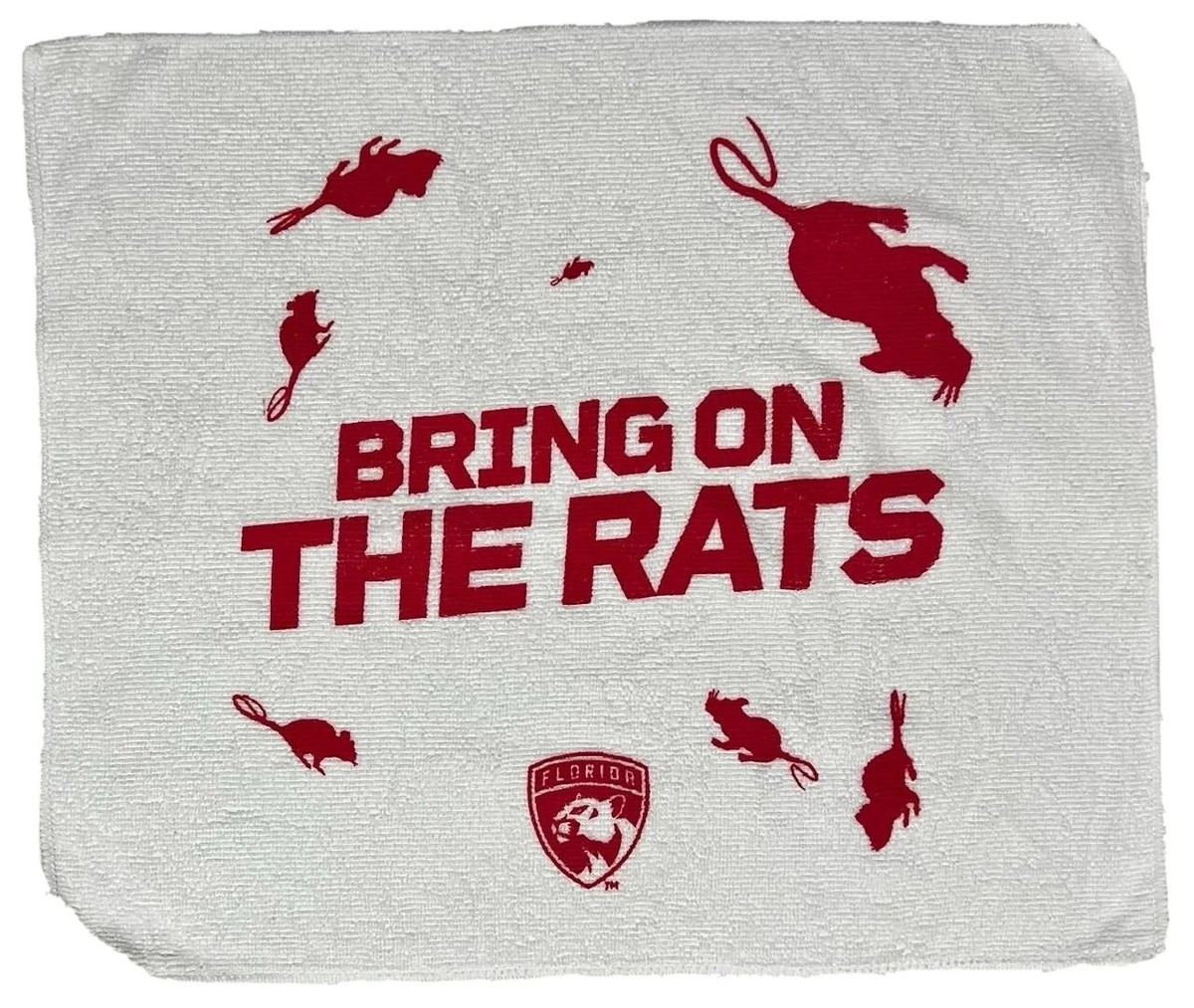NHL Florida Panthers Playoff Rally Towel Bring On The Rats | eBay