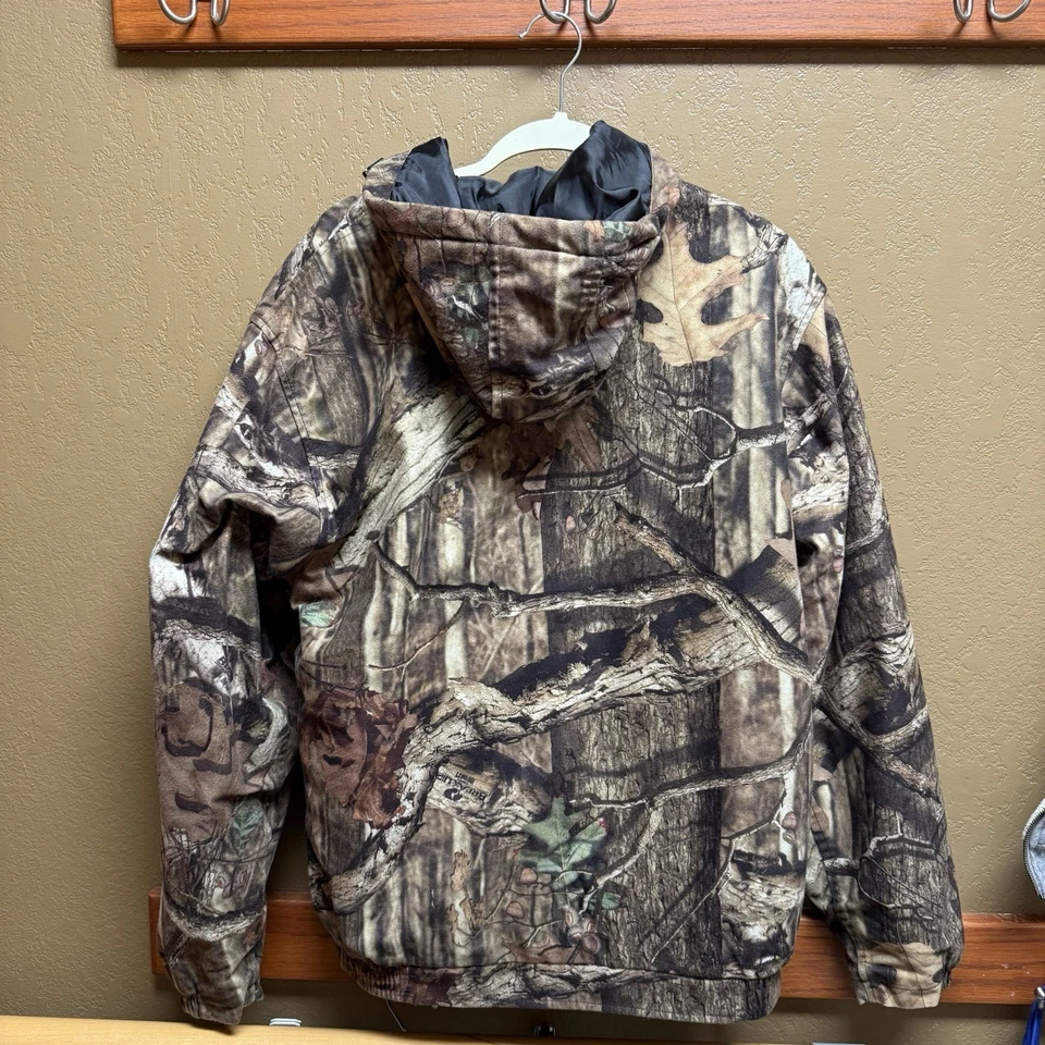Yukon Gear Men’s Medium Camo Hunting Coat Mossy Oak - Image 3 of 4