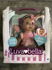 LUVABELLA Interactive Baby Doll Brunette Brow...
