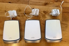 Netgear Orbi Whole Home Mesh WiFi System RBR850 Router  2x RBS850 Satellites 