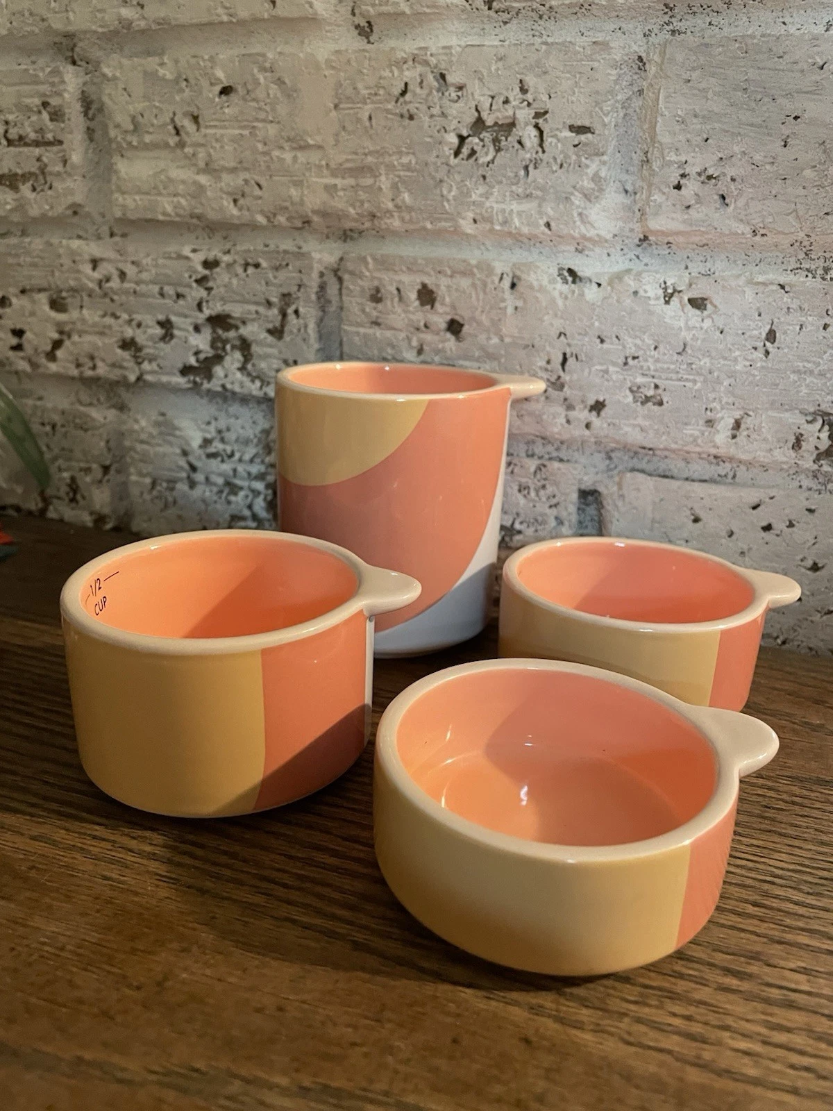 Stacked Colorblock Measuring Cups