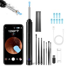 Wireless Ear Wax Removal Kit with Camera, 9 Picks  8 Tools, Waterproof