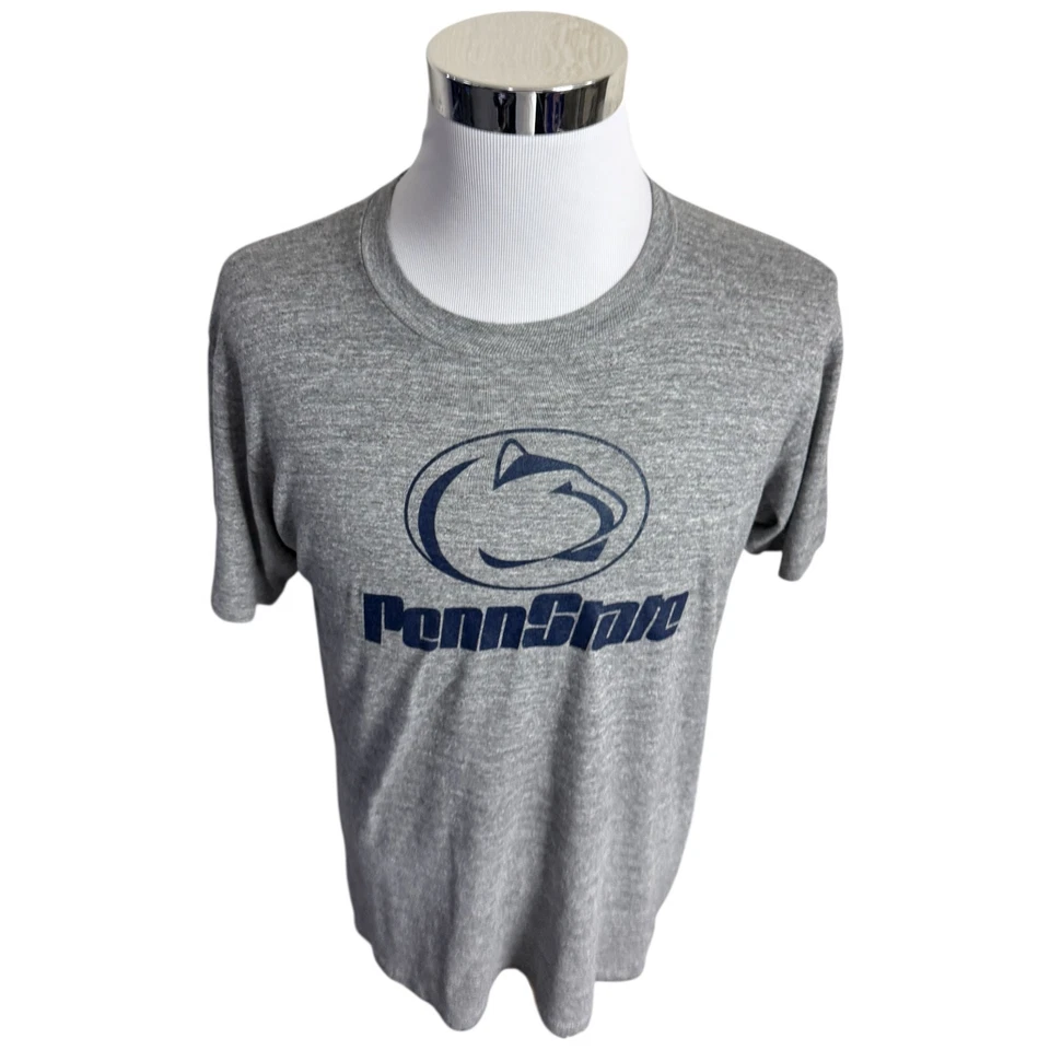 Vintage Penn State Nittany Lions T-Shirt Men's Size XL Gray NCAA University - Image 3 of 4