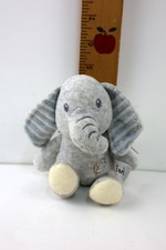 Aurora Eco Collection Earl the Elephant Rattle Plush Stuffed Animal 6" w/Tags