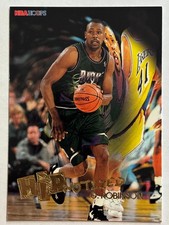 1996-97 NBA Hoops #H11 Glenn Robinson Milwaukee Bucks Hipnotized