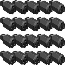 20 Pcs Extension Cord Plug Replacement Female Extension Cord Ends 125v 15a 2 Pol
