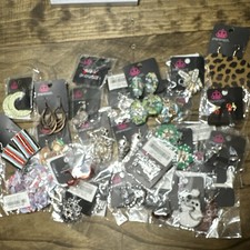 Paparazzi Earrings Lot Mixed Styles Dangle Stud Hoop Multicolor 20 pair