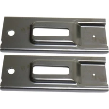 Set of 2 Left & Right Bumper Face Bar Brackets Retainer Mounting Braces Steel