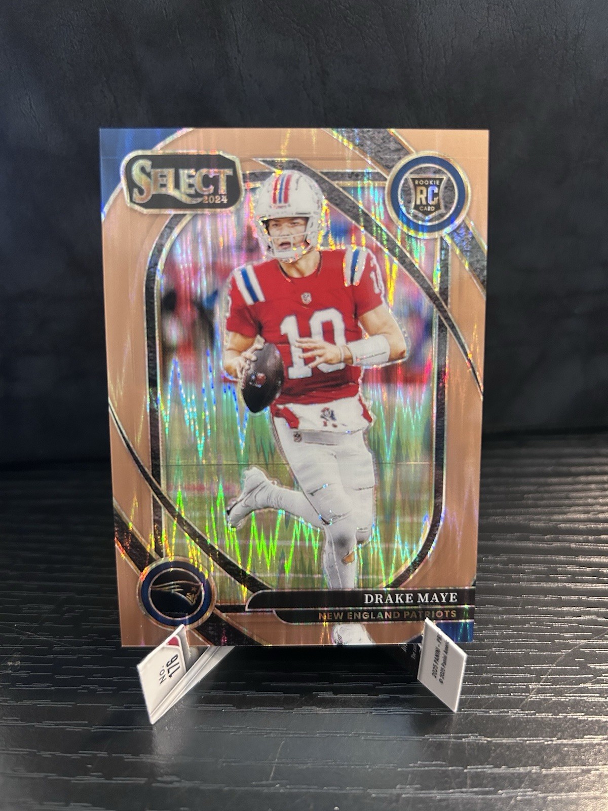 2024 Panini Select Football Drake Maye Club Level Copper Shock /299 (RC)